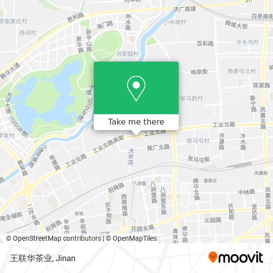 王联华茶业 map