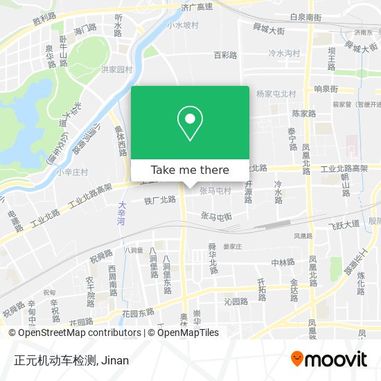 正元机动车检测 map