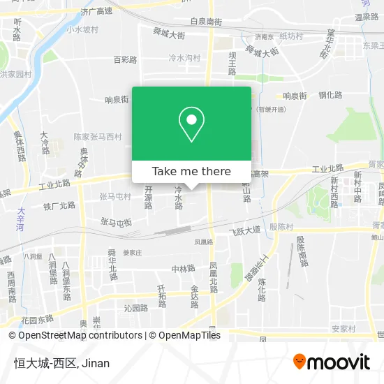 恒大城-西区 map