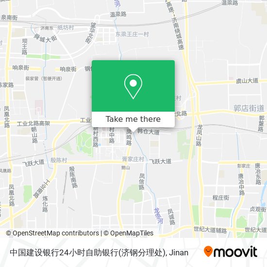 中国建设银行24小时自助银行(济钢分理处) map