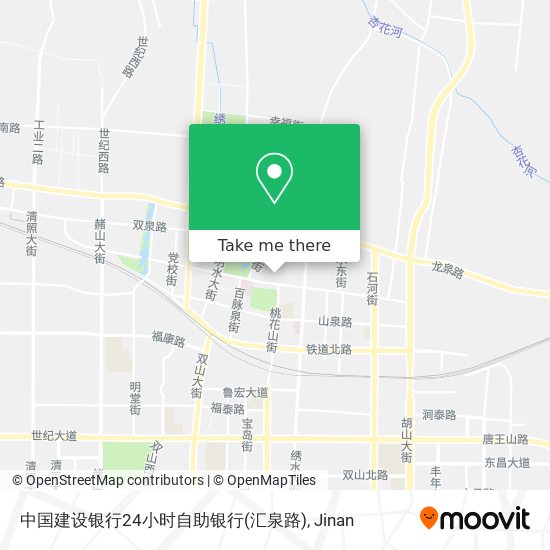 中国建设银行24小时自助银行(汇泉路) map