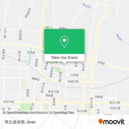 章丘游泳馆 map