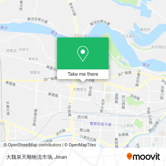 大魏泉天顺物流市场 map