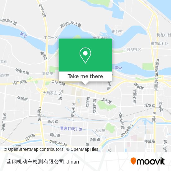蓝翔机动车检测有限公司 map