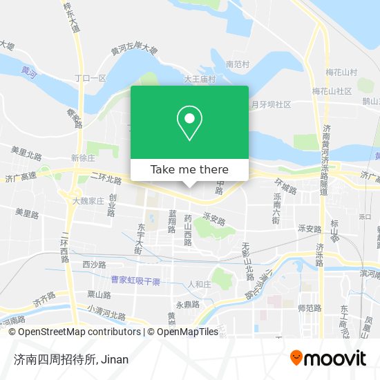 济南四周招待所 map