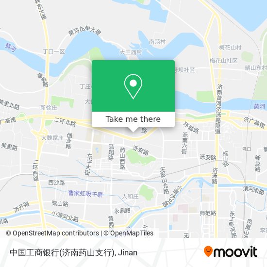 中国工商银行(济南药山支行) map