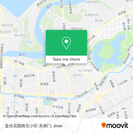 盖佳花园路北小区-东南门 map