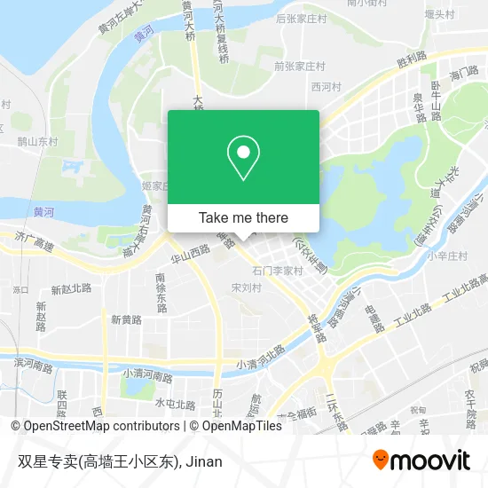 双星专卖(高墙王小区东) map
