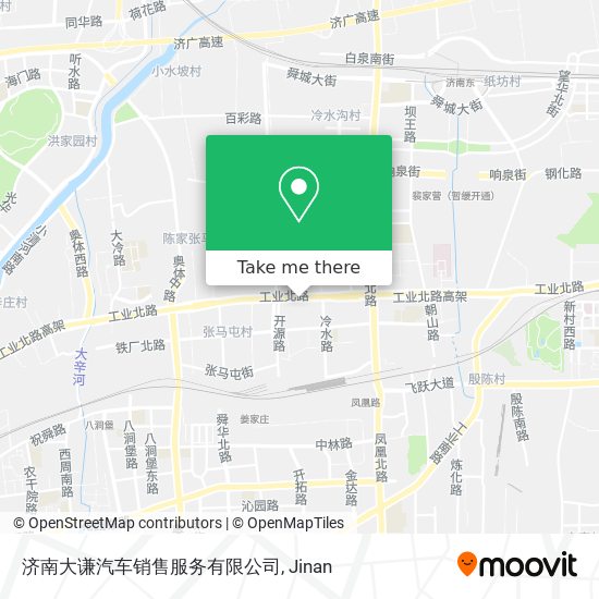 济南大谦汽车销售服务有限公司 map