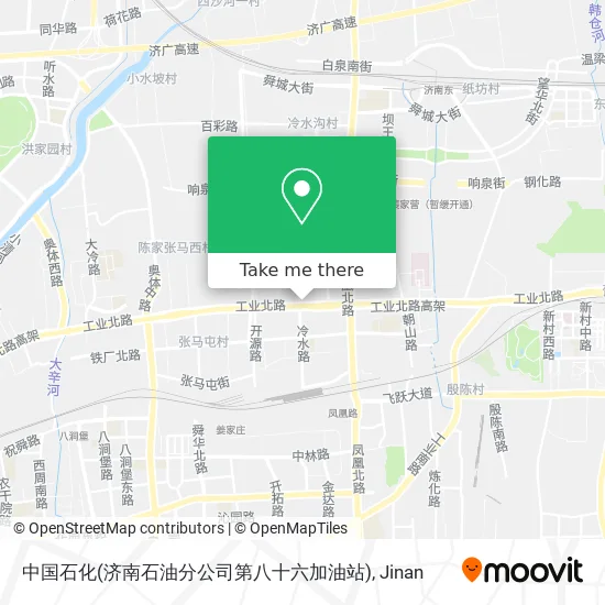 中国石化(济南石油分公司第八十六加油站) map