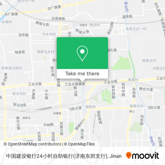 中国建设银行24小时自助银行(济南东郊支行) map