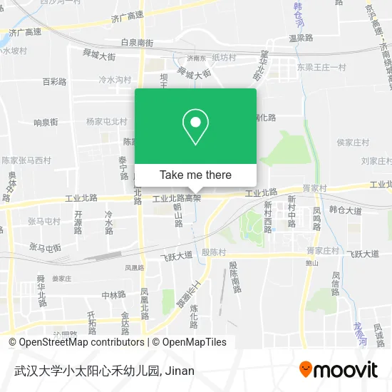 武汉大学小太阳心禾幼儿园 map