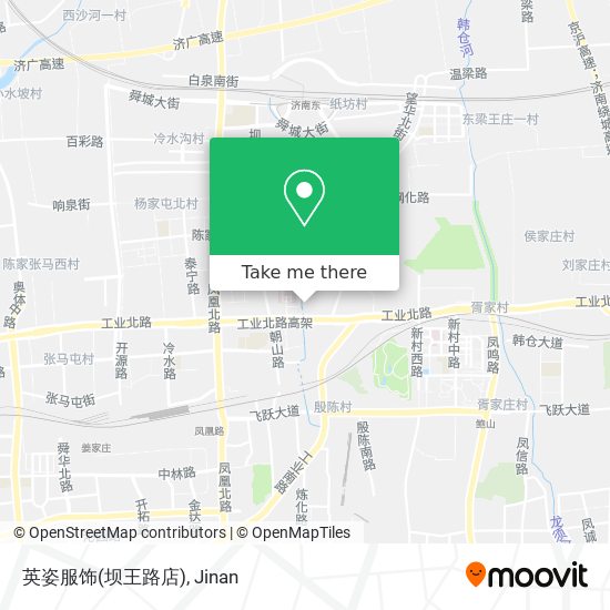 英姿服饰(坝王路店) map