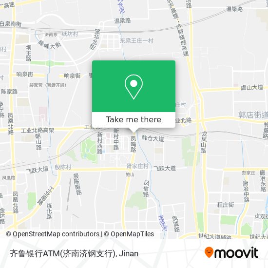 齐鲁银行ATM(济南济钢支行) map