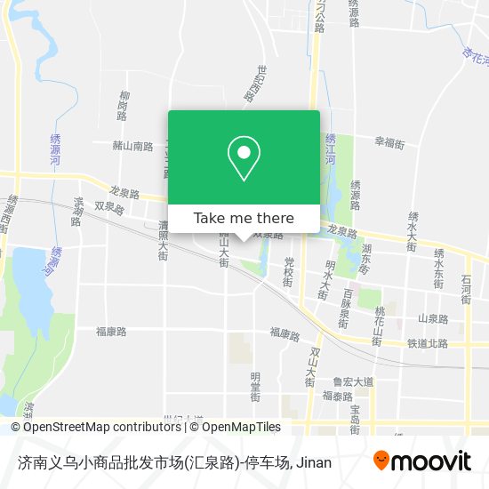 济南义乌小商品批发市场(汇泉路)-停车场 map