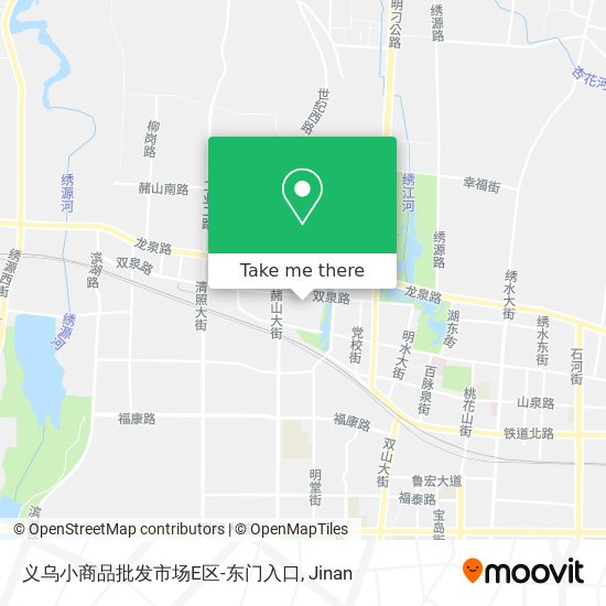 义乌小商品批发市场E区-东门入口 map