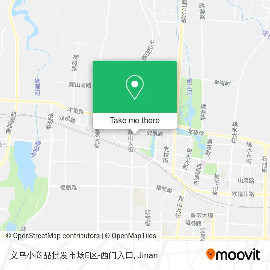 义乌小商品批发市场E区-西门入口 map