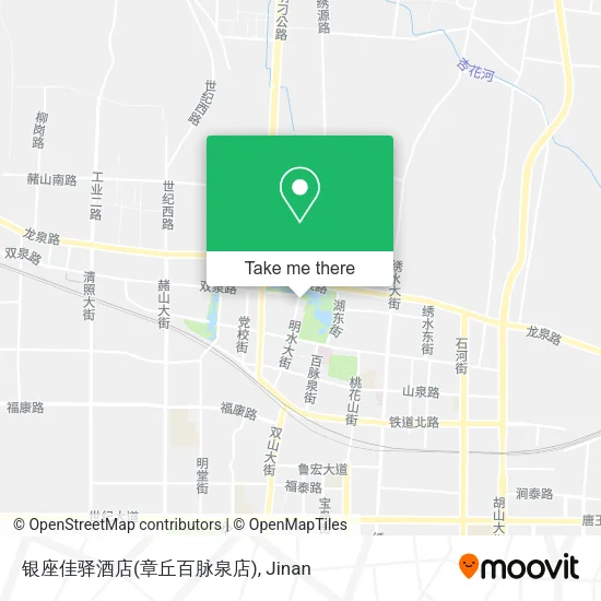 银座佳驿酒店(章丘百脉泉店) map