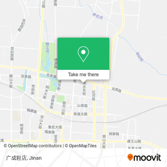 广成鞋店 map