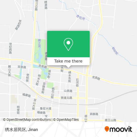 绣水居民区 map