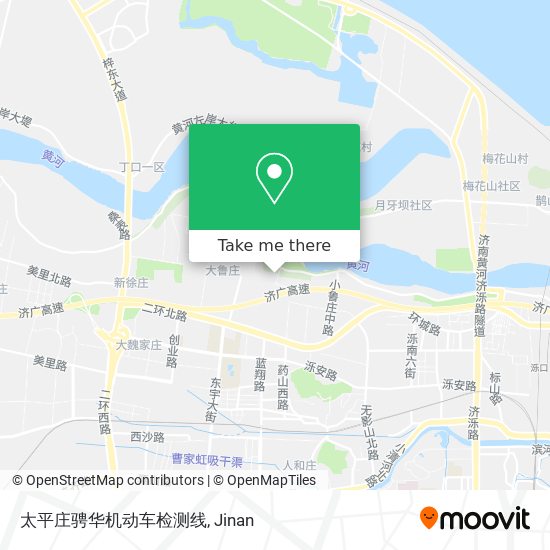 太平庄骋华机动车检测线 map