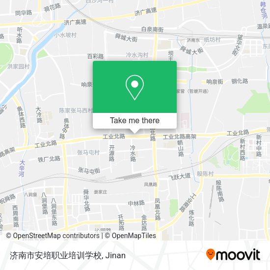 济南市安培职业培训学校 map