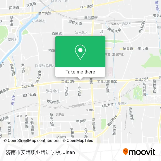 济南市安培职业培训学校 map