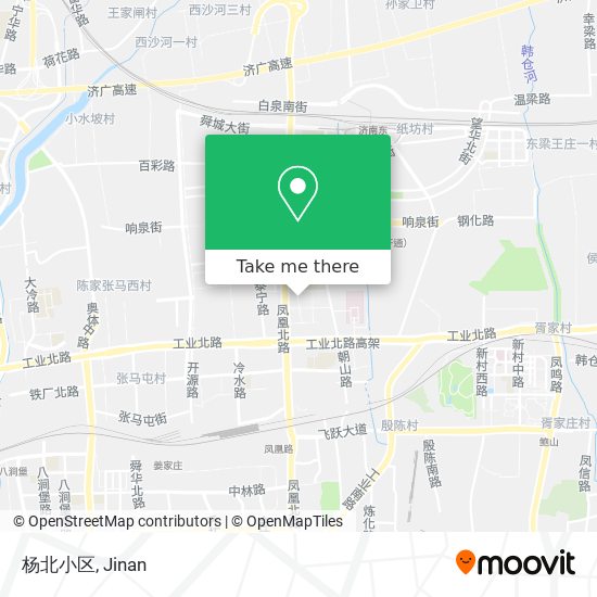 杨北小区 map