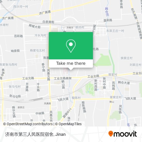 济南市第三人民医院宿舍 map