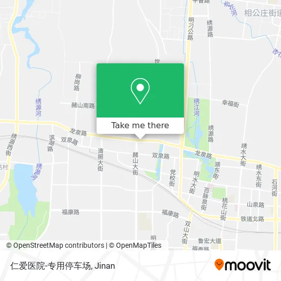 仁爱医院-专用停车场 map