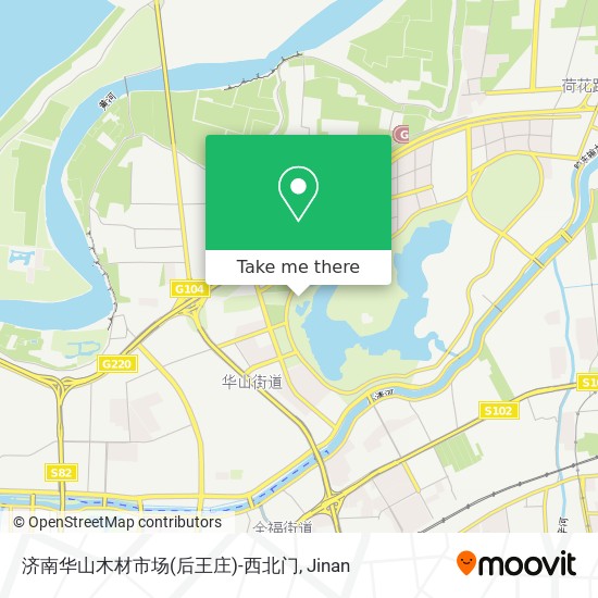 济南华山木材市场(后王庄)-西北门 map