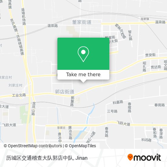 历城区交通稽查大队郭店中队 map
