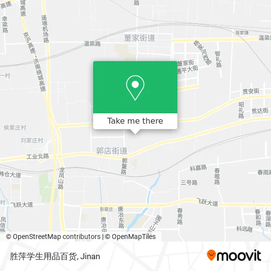 胜萍学生用品百货 map