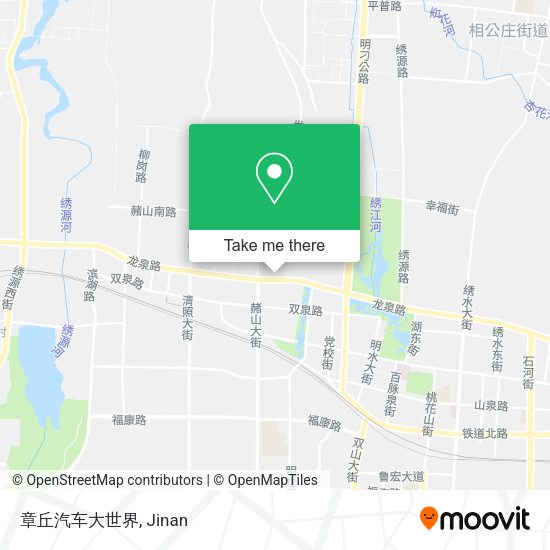 章丘汽车大世界 map