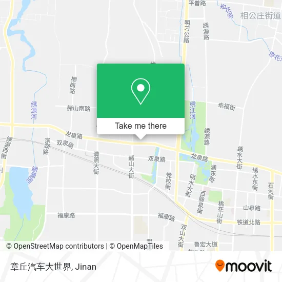章丘汽车大世界 map