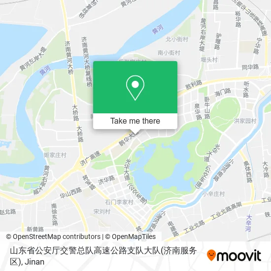 山东省公安厅交警总队高速公路支队大队(济南服务区) map