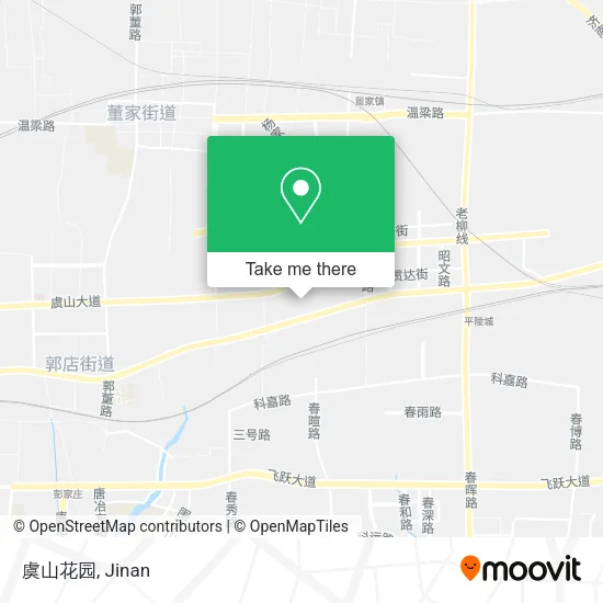 虞山花园 map