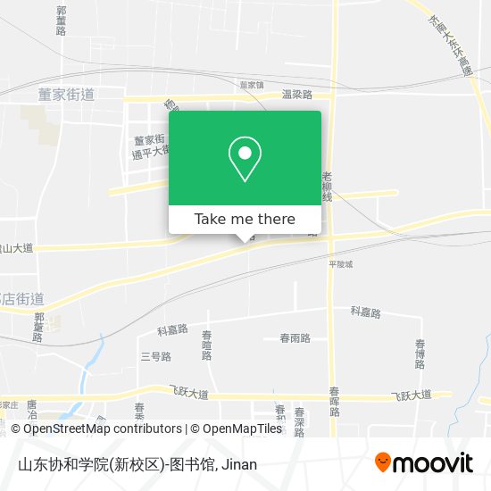 山东协和学院(新校区)-图书馆 map