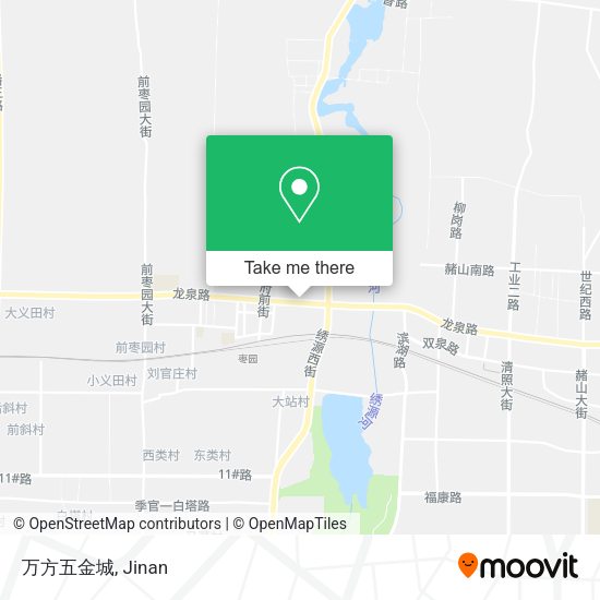 万方五金城 map