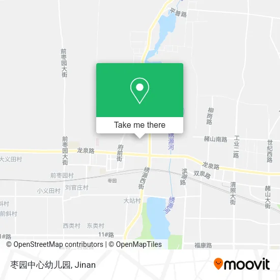 枣园中心幼儿园 map