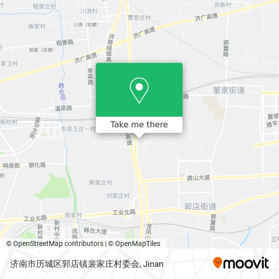 济南市历城区郭店镇裴家庄村委会 map