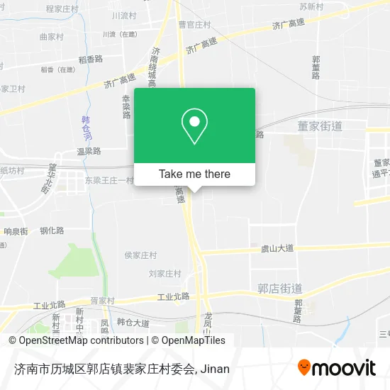 济南市历城区郭店镇裴家庄村委会 map