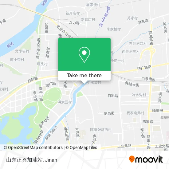 山东正兴加油站 map