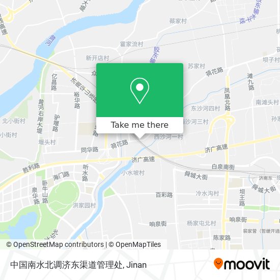 中国南水北调济东渠道管理处 map