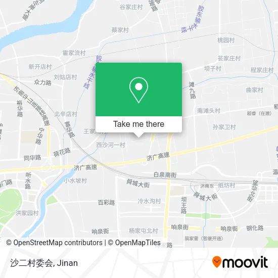 沙二村委会 map
