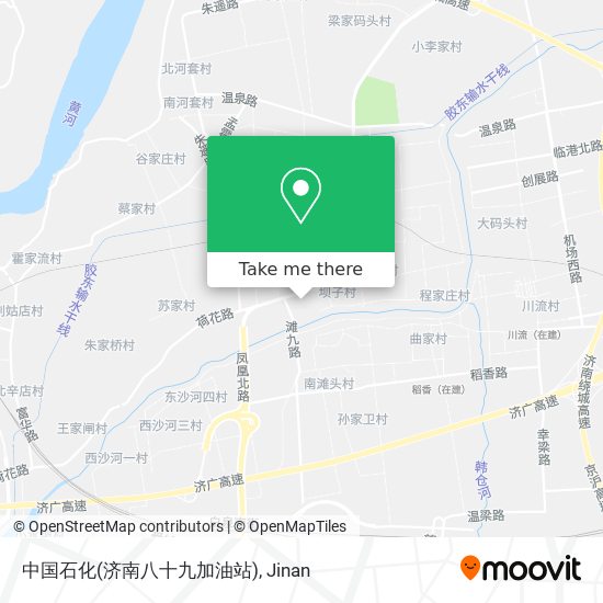 中国石化(济南八十九加油站) map