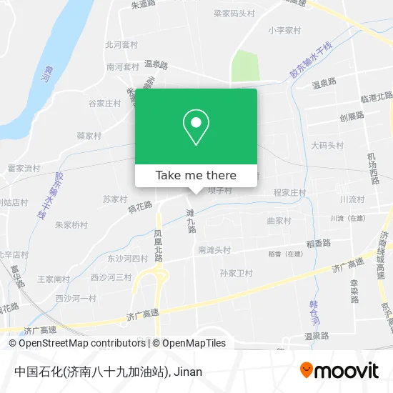 中国石化(济南八十九加油站) map