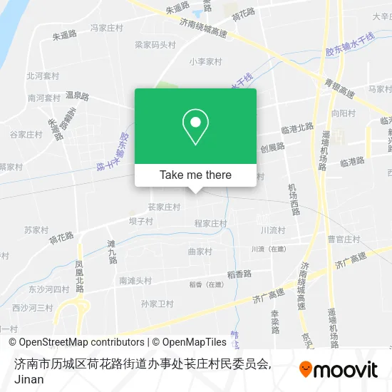 济南市历城区荷花路街道办事处苌庄村民委员会 map