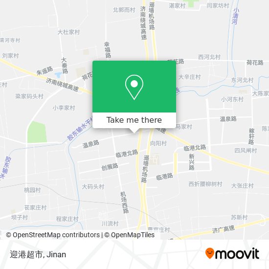 迎港超市 map