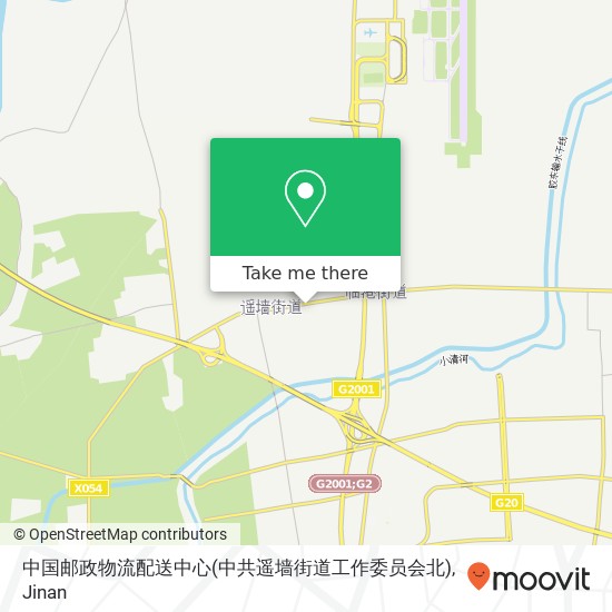 中国邮政物流配送中心(中共遥墙街道工作委员会北) map